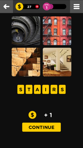 【免費遊戲App】Guess The Word - What's the 1 word in these 4 pics?-APP點子