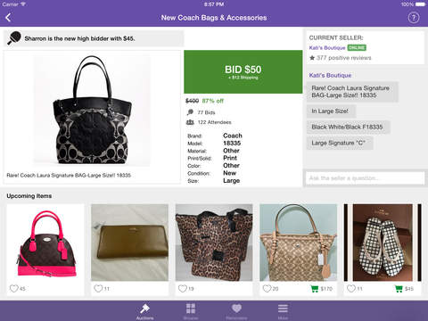 【免費生活App】Tophatter - Live Auctions Shopping App: Buy and Sell Fashion, Clothes, Shoes & Jewelry-APP點子