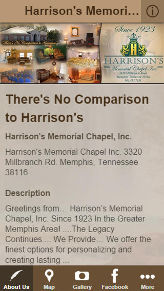Harrison's Memorial Chapel Inc.