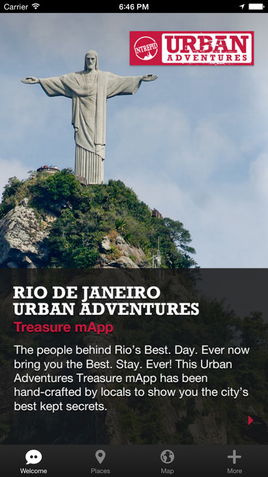 Rio de Janeiro Urban Adventures - Travel Guide Treasure mApp