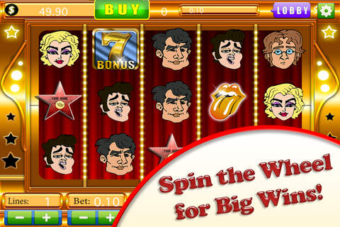 Las Vegas Celebrity Slots Machine screenshot 4