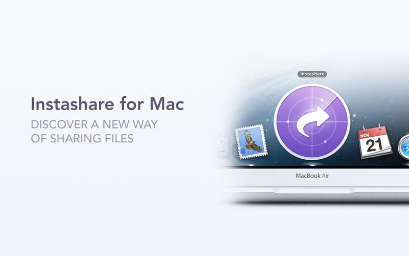 Instashare for Mac 1.4.6 激活版 - 易用的iPhone和Mac数据互传工具