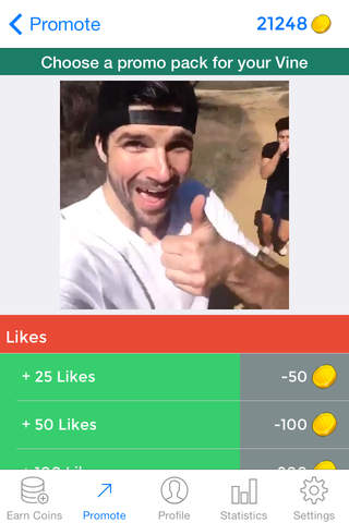 VineFollowers Pro for Vine - Get thousands of followers, likes and revines for your videos screenshot 3