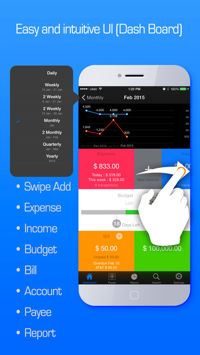 Money5 - Track your money account budget and bills