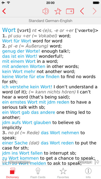 German - English Berlitz Standard Talking Dictionary