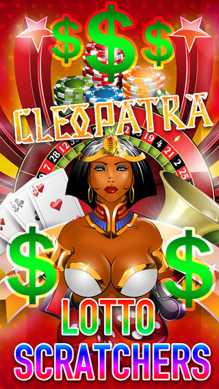 Lucky Queen Cleopatra Scratch Fortune - Win Gold and Coins in the Casino Lottery Bonanza