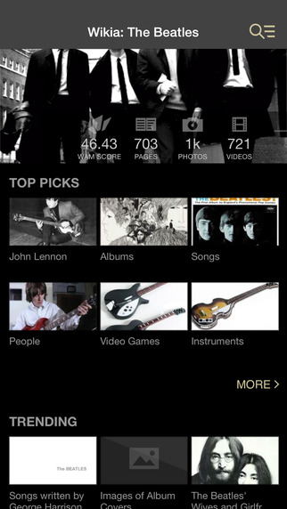 Wikia: The Beatles Fan App