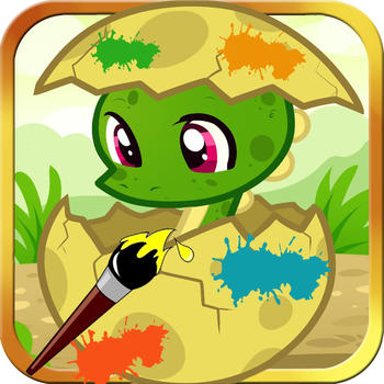 Dinosaurs Kids Coloring 遊戲 App LOGO-APP開箱王