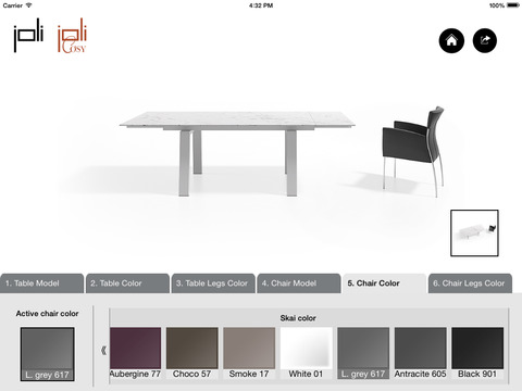 【免費生活App】JOLI - Tables And Chairs Configurator-APP點子