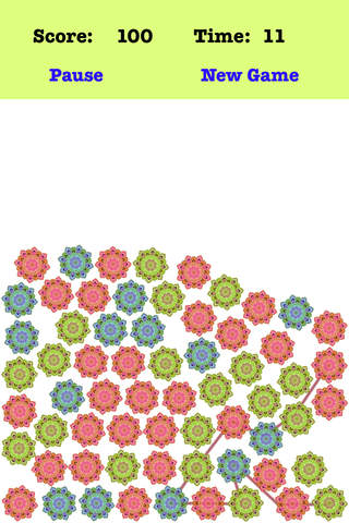 Gravity Petal - Link the petals according to the order of the red green blue screenshot 3