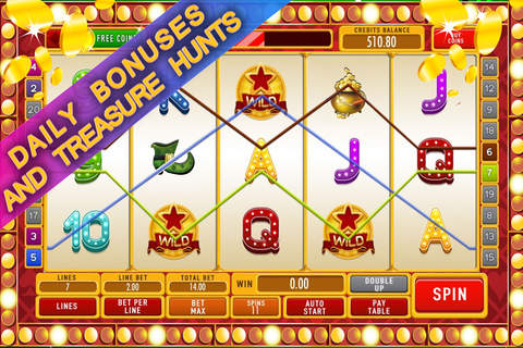 Mega Irish Slot Machine - Win Gold Coins with the Lucky Leprechaun screenshot 2