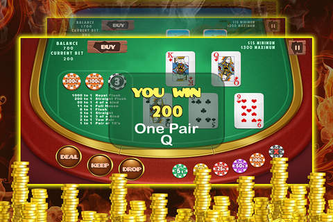 ` 5 Cards Holdem Poker : Pharaoh Edition screenshot 3