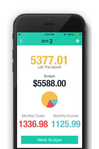 Money Monitor SpendNext - Spending Tracker, Monthly Expense Budget Planner screenshot 3