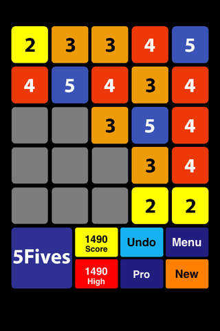 5 Fives Sliding Number Puzzle screenshot 3