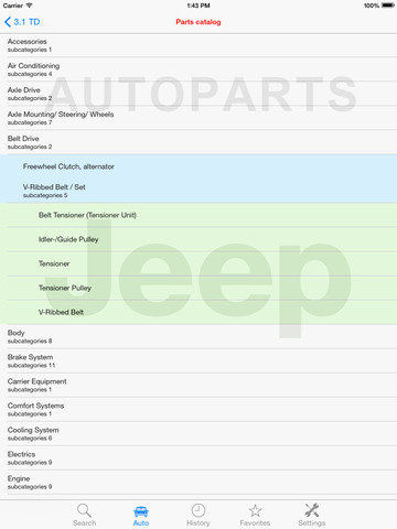 【免費書籍App】Autoparts for Jeep-APP點子