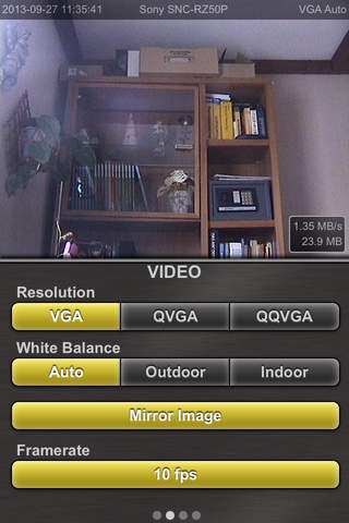 Sony FC - mobile ip camera surveillance studio screenshot 3