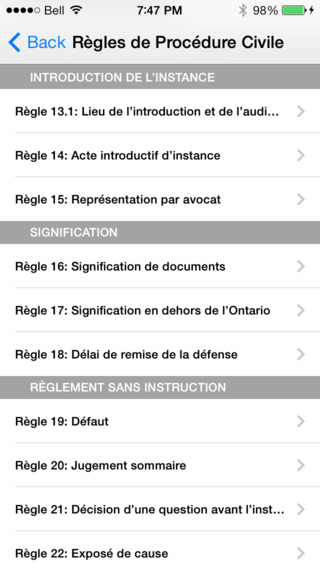 【免費書籍App】Rules of Civil Procedure (Ontario)-APP點子