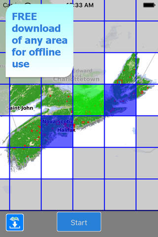 Aqua Map Nova Scotia Lakes screenshot 4