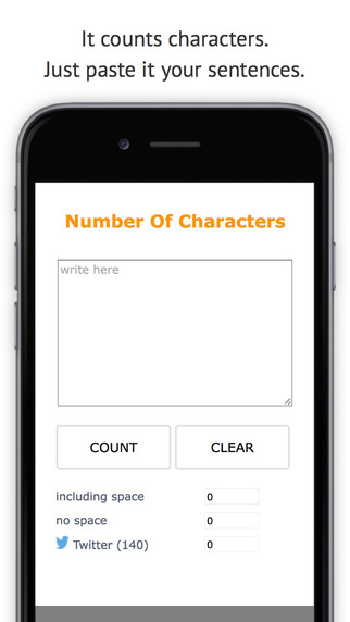 Number Of Characters
