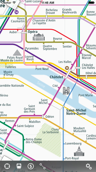 Paris Rail Map Lite
