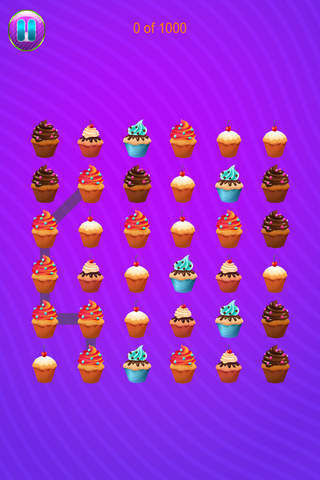 Aah!! Yummy Crazy Cupcake Cookie Match 3 Puzzle Free screenshot 2