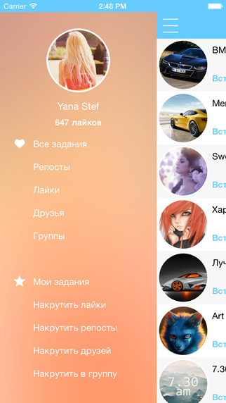 Накрутка лайков для ВКонтакте VK и подписчиков - anyLike