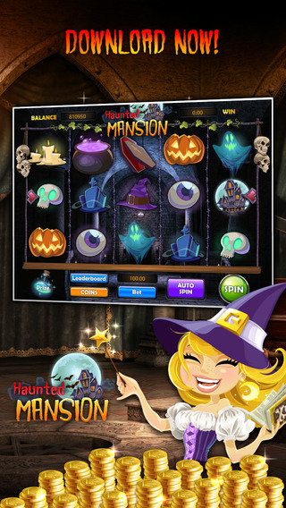 【免費遊戲App】Haunted Mansion Slots : Free Casino Slot Machine Game with Big Bonus and Jackpot-APP點子