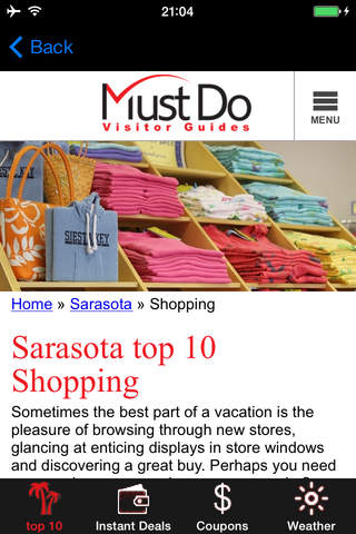 Must Do Sarasota and Siesta Key - Visitor Guide screenshot 2