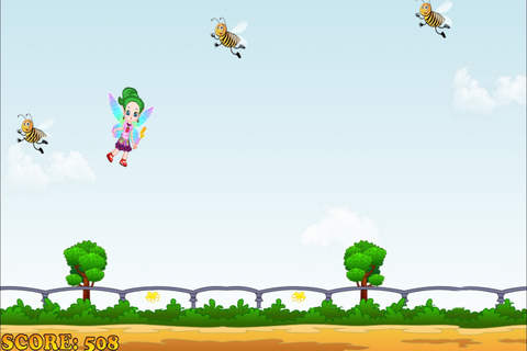 A Flutter Fairy - A Cute Sprite Flying Game screenshot 3