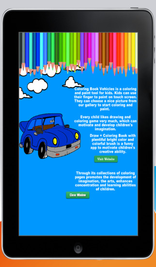 【免費遊戲App】Coloring Book Vehicles-APP點子