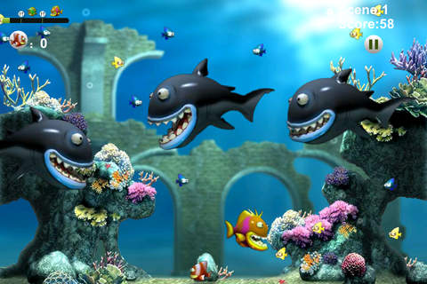 A Hungry Fish attack : Extreme Sea Monstar evolution game FREE! screenshot 4