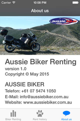 Free Aussie Biker Renting screenshot 2