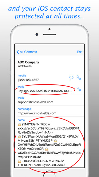 【免費生產應用App】ContactShield – protects, encrypts, and prevents security breach of your address book Contacts-APP點子