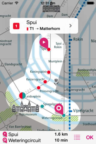 Amsterdam Rail Map Lite screenshot 3