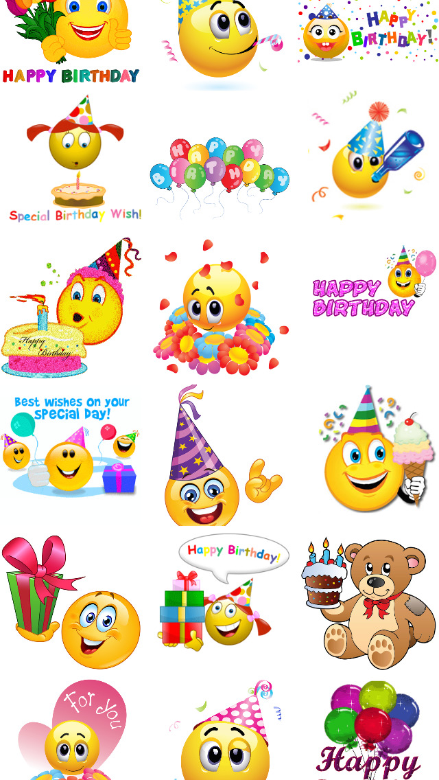premium-vector-happy-birthday-card-with-group-of-emojis-cartoon