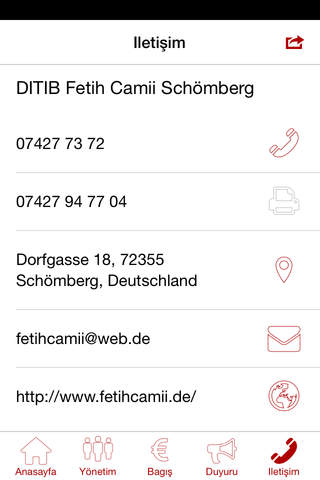 Fetih Camii Schömberg screenshot 3