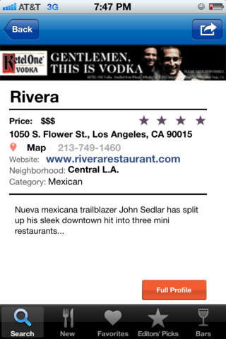 Los Angeles Magazine Dining Out screenshot 3