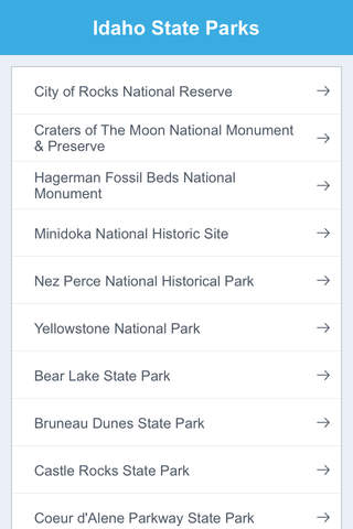 Idaho National Parks & State Parks screenshot 2