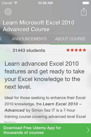 Excel Tutorial: Learn Excel 2010 screenshot 3