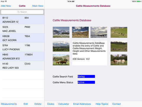 Sheep Measurements Database