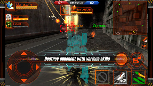 【免費遊戲App】Metal Combat Arena(3D AOS)-APP點子