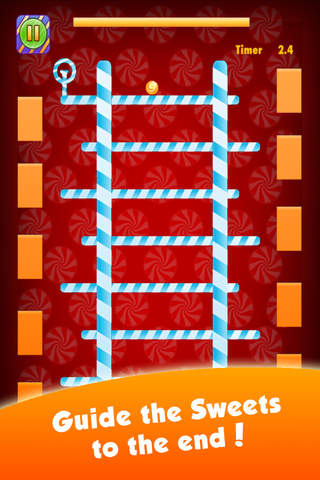 Crazy Candies - Sweet Rolling Race Puzzle MX screenshot 2