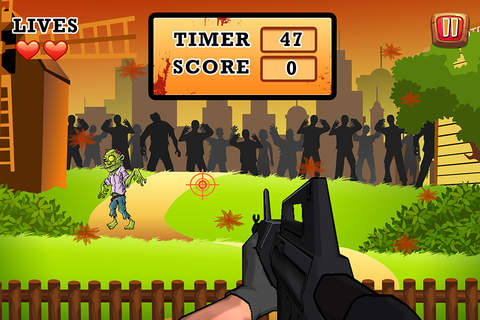 A Head Shoot Zombie Attack - A Plague of Monster Hunters Free screenshot 3