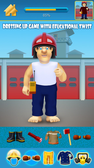 Fireman and Policeman Junior City Heroes - Copy and Draw Fire Rescue Maker Free Game