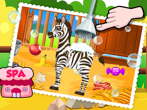 【免費遊戲App】My Little Zebra - Zoo Animal Doctor Salon-APP點子