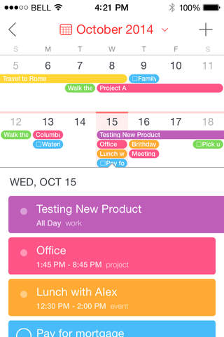 TODAY (Calendar, Task, To-do, Reminder, Goal, Anniversary) screenshot 2