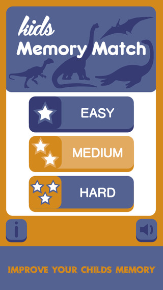 【免費教育App】Kids Memory Match : Dinosaurs-APP點子