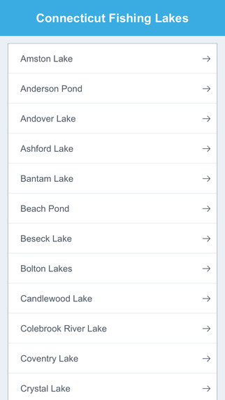 【免費交通運輸App】Connecticut Fishing Lakes-APP點子