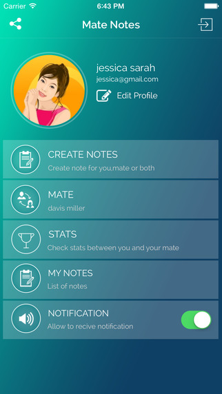 Mate Notes - Reminder for spous