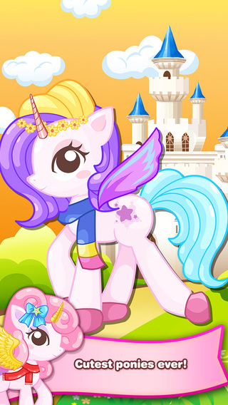 Pretty Pony Salon - Makeover little ponies with Make-up and Dress Up